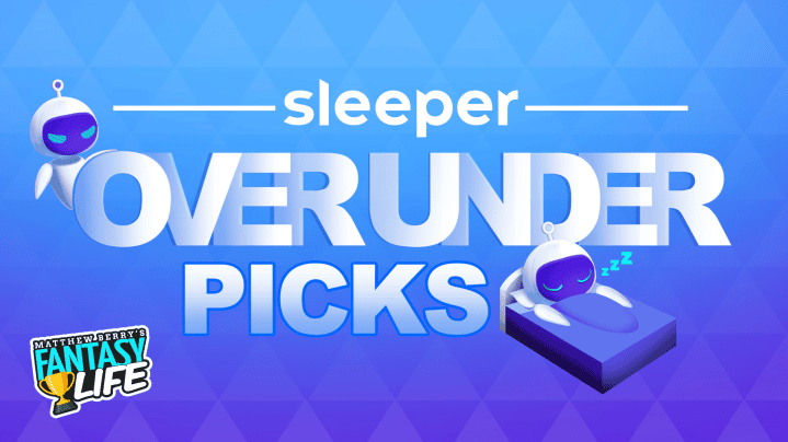 Sleeper Over/Under Picks Super Bowl LVII.